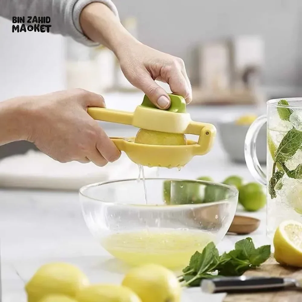 LEMON SQUEEZER CITRUS PRESS PORTABLE HANDHELD FRUIT JUICER - Image 5