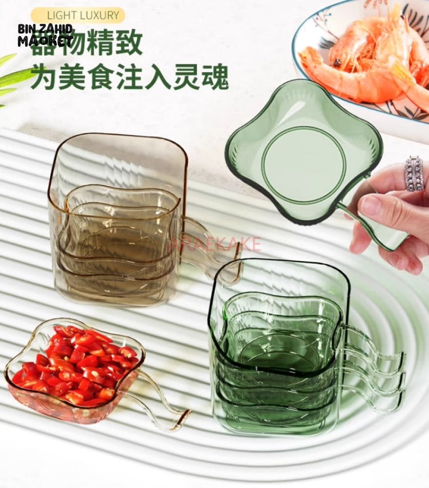 LIGHT LUXURY BONE CHINA DIP & SEASONING PLATE – PACK OF 6 – PERFECT FOR GRILL VINEGAR SOY SAUCE & DRY CONDIMENTS - Image 6