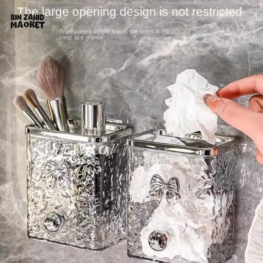 LIGHTWEIGHT LUXURY WALL-MOUNTED BATHROOM STORAGE RACK 1 PIECES – PUNCH-FREE TOOTHBRUSH & RAZOR HOLDER - Image 3