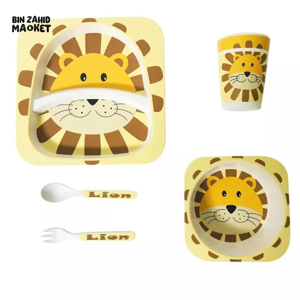 LITTLE LAUGHS KIDS 5IN1 MELAMINE TABLEWARE SET - Image 6