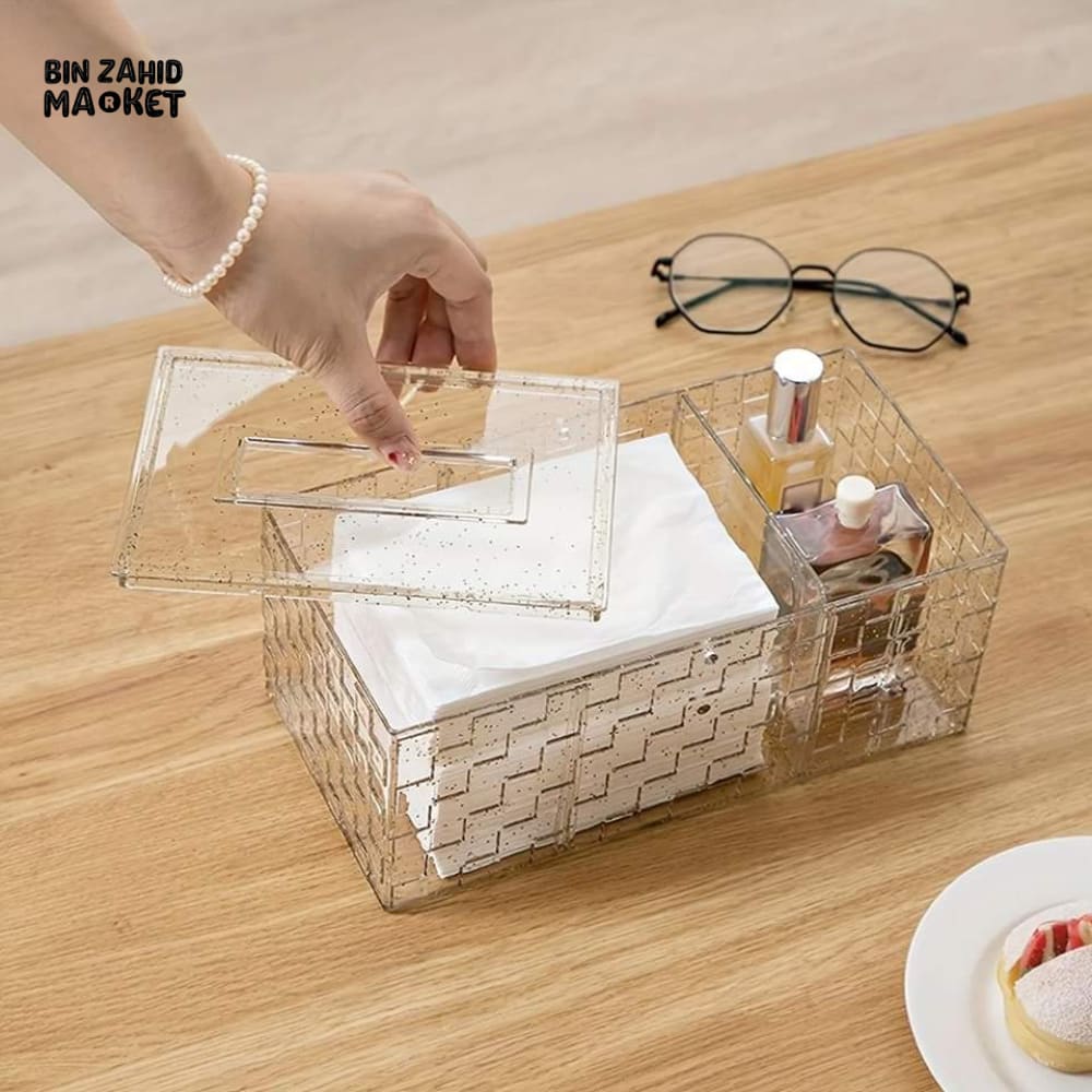 LUXOR ACRLYLIC TISSUE BOX WITH HOLDER - Image 4