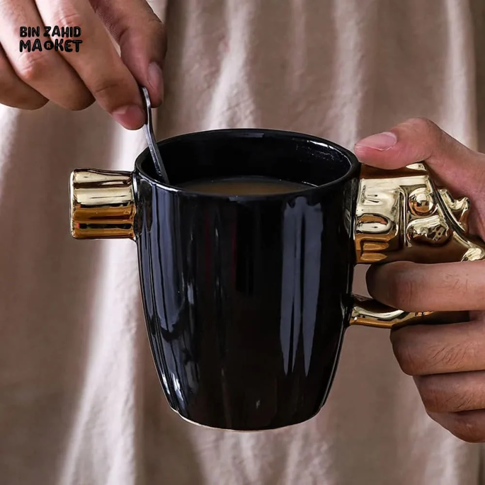 LUXOR CERAMIC CUP - REVOLVER SHAPE - Image 6