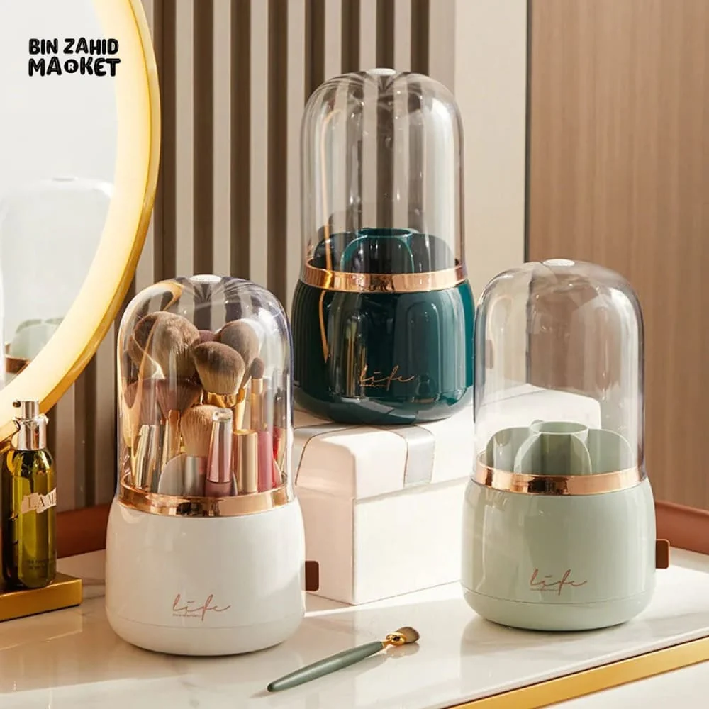 LUXOR ROTATING MAKEUP BRUSH ORGANIZER - Image 2