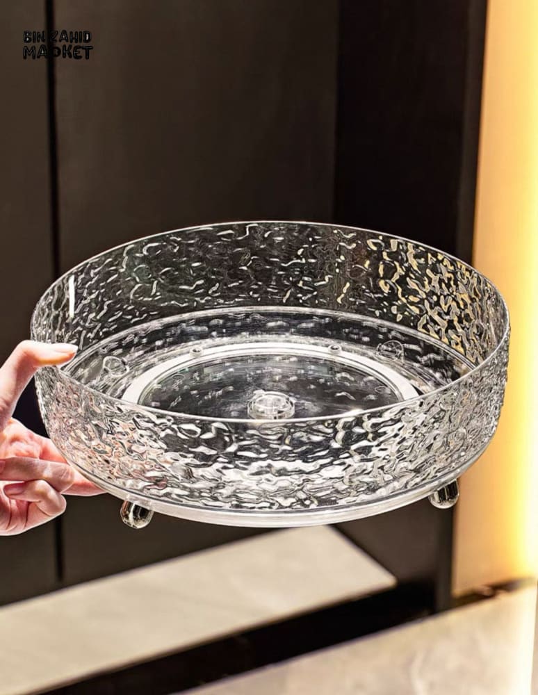 LUXOR ROTATING STORAGE TRAY - CRYSTAL RIPPLE - Image 7