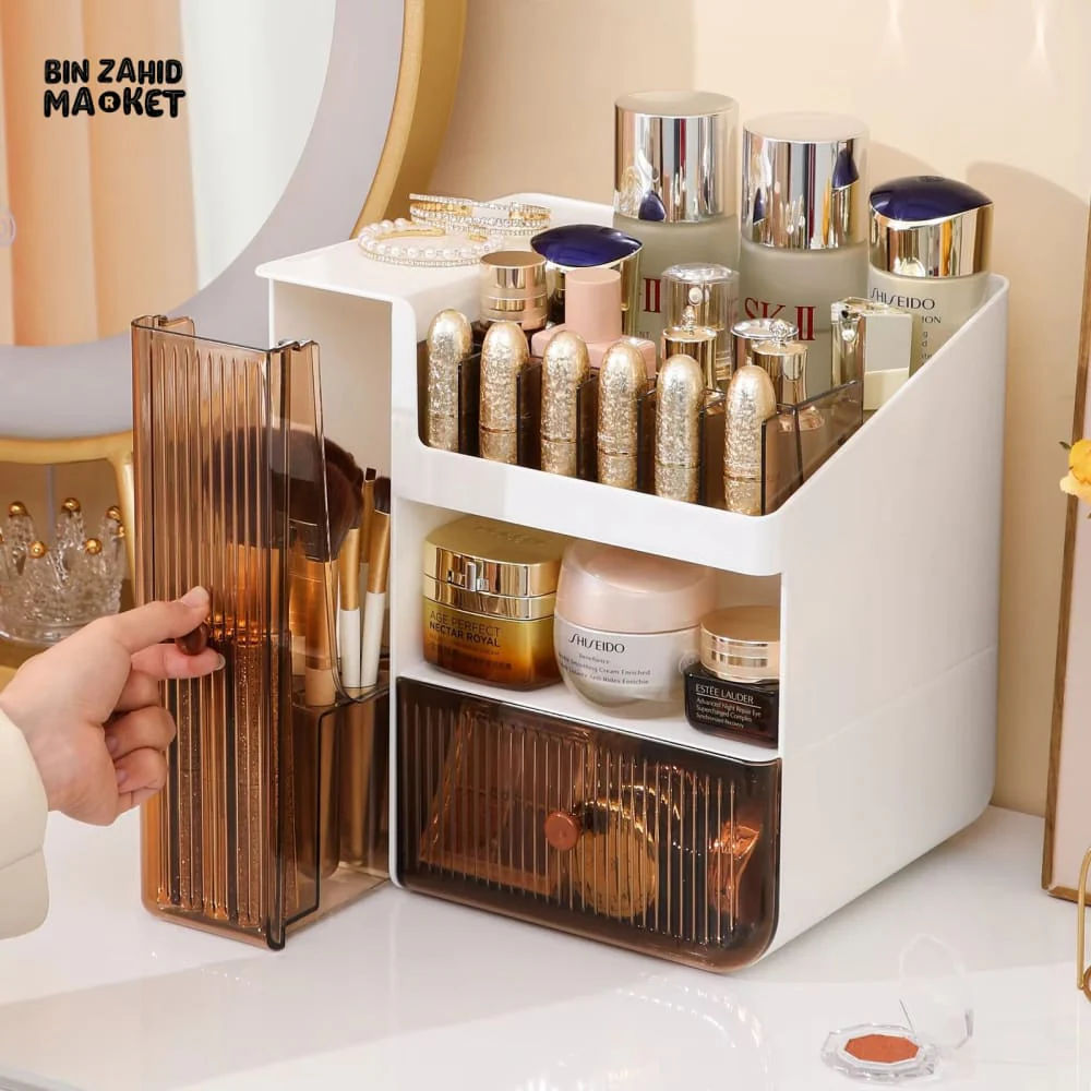 LUXORMOVE CRYSTAL CLEAR COSMETIC & MAKEUP ORGANIZER - Image 2