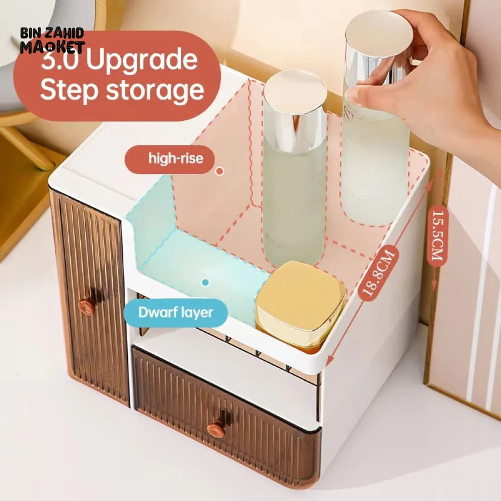 LUXORMOVE CRYSTAL CLEAR COSMETIC & MAKEUP ORGANIZER - Image 7