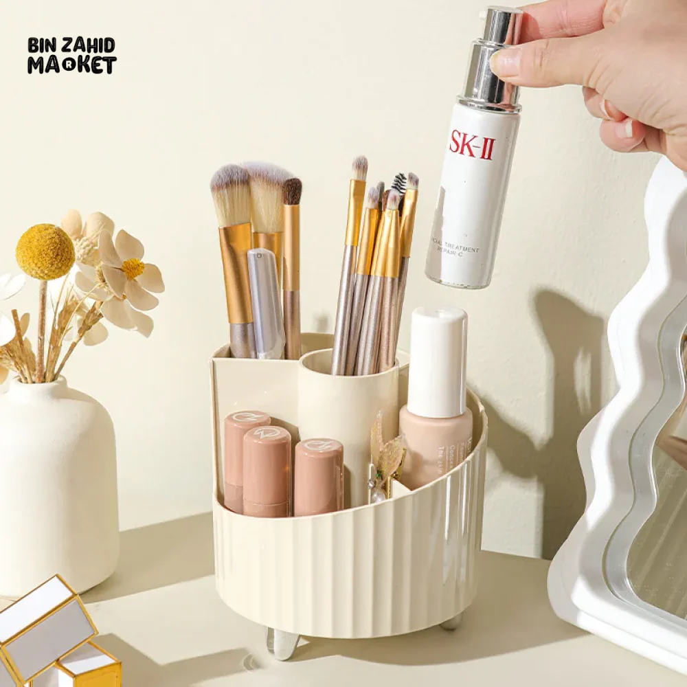 LUXORMOVE MAKEUP STORAGE – CUTE DESIGN LARGE BRUSH & LIPSTICK HOLDER FOR DESKTOP - Image 3