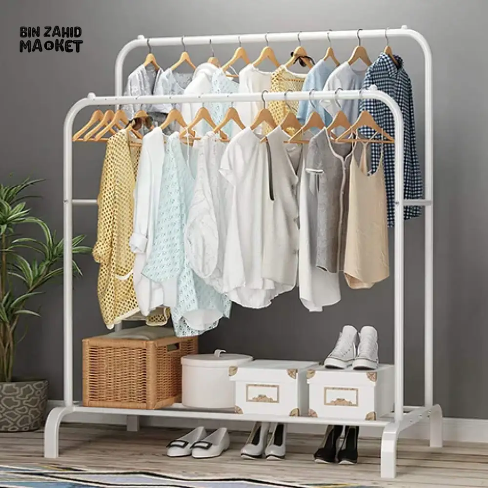LUXORMOVE METAL CLOTH STAND - DOUBLE POLE - Image 3