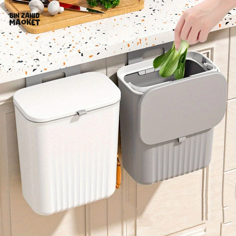 LUXORMOVE MOVEABLE HANGING TRASH BIN - SLIDE LID