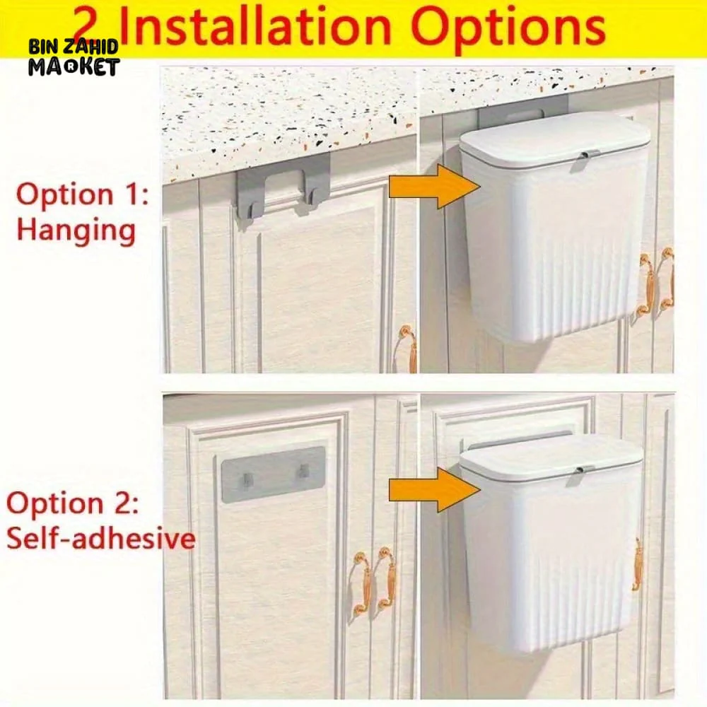 LUXORMOVE MOVEABLE HANGING TRASH BIN - SLIDE LID - Image 7