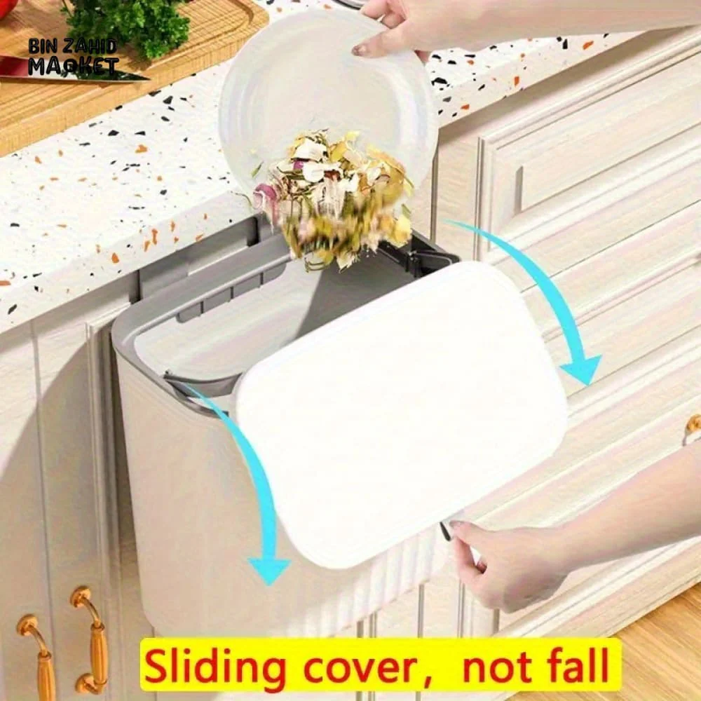 LUXORMOVE MOVEABLE HANGING TRASH BIN - SLIDE LID - Image 9