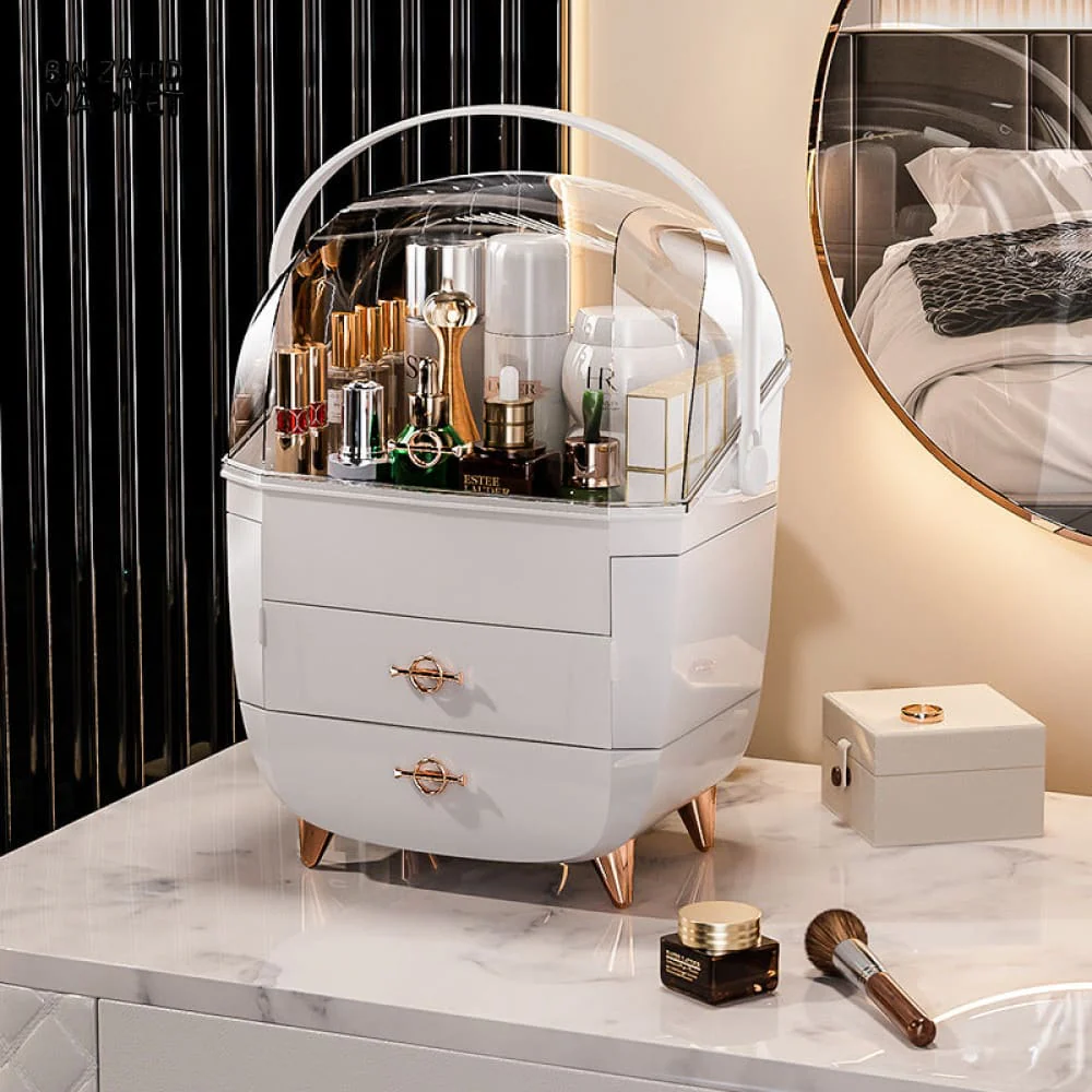 LUXORMOVE SIGNATURE DUSTPROOF COSMETIC & SKINCARE ORGANIZER WITH DRAWERS - Image 4