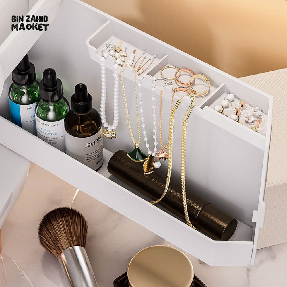 LUXORMOVE SIGNATURE DUSTPROOF COSMETIC & SKINCARE ORGANIZER WITH DRAWERS - Image 5