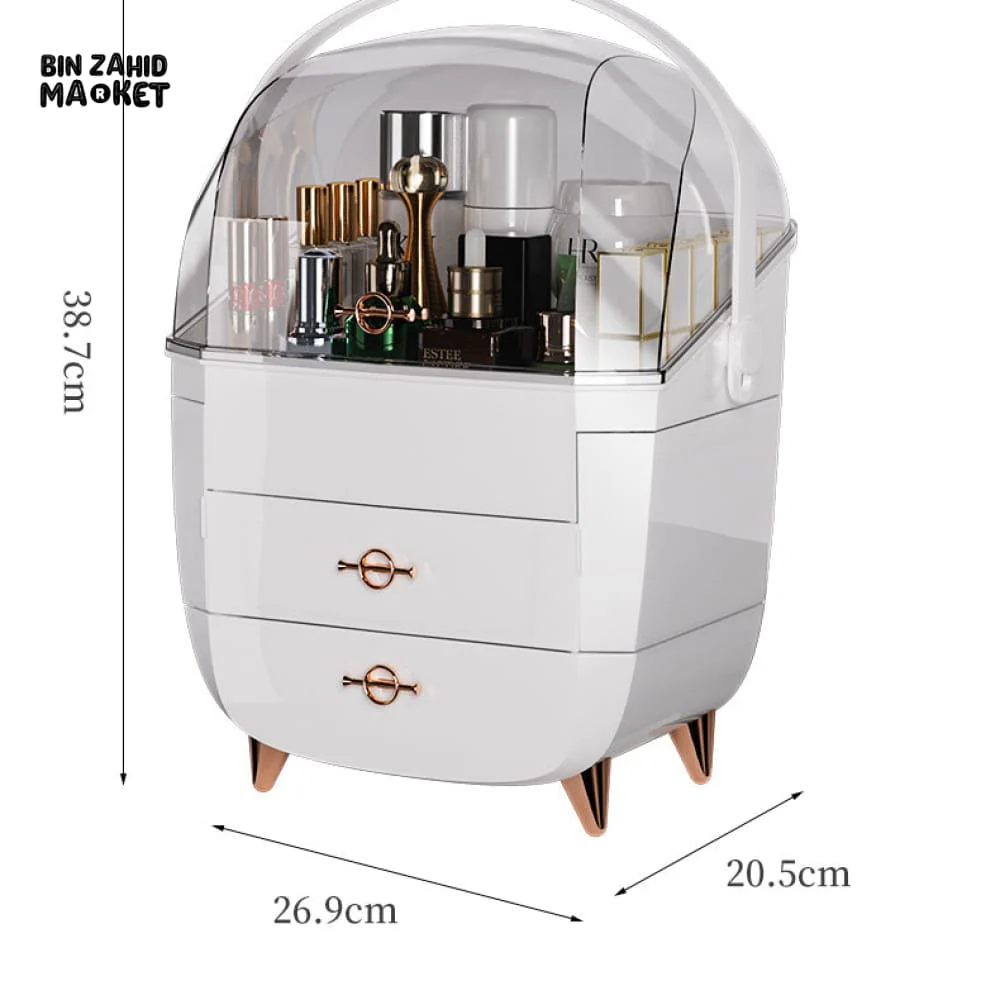 LUXORMOVE SIGNATURE DUSTPROOF COSMETIC & SKINCARE ORGANIZER WITH DRAWERS - Image 6