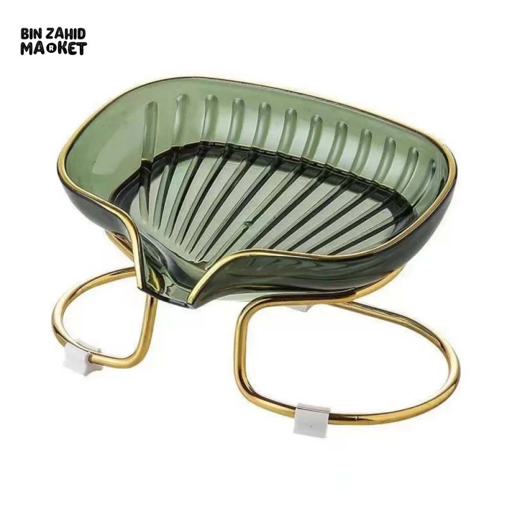 LUXORMOVE SOAP DISH LUXURY HOLDER WITH DRAIN WATER STORAGE TRAY - Image 5
