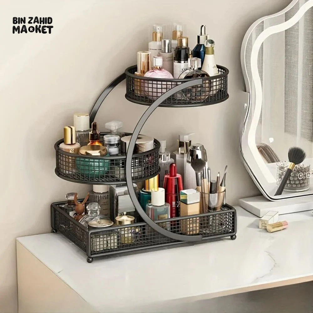 LUXORMOVE VANITY COUNTERTOP COSMETICS RACK – LIPSTICK & SKINCARE ORGANIZER