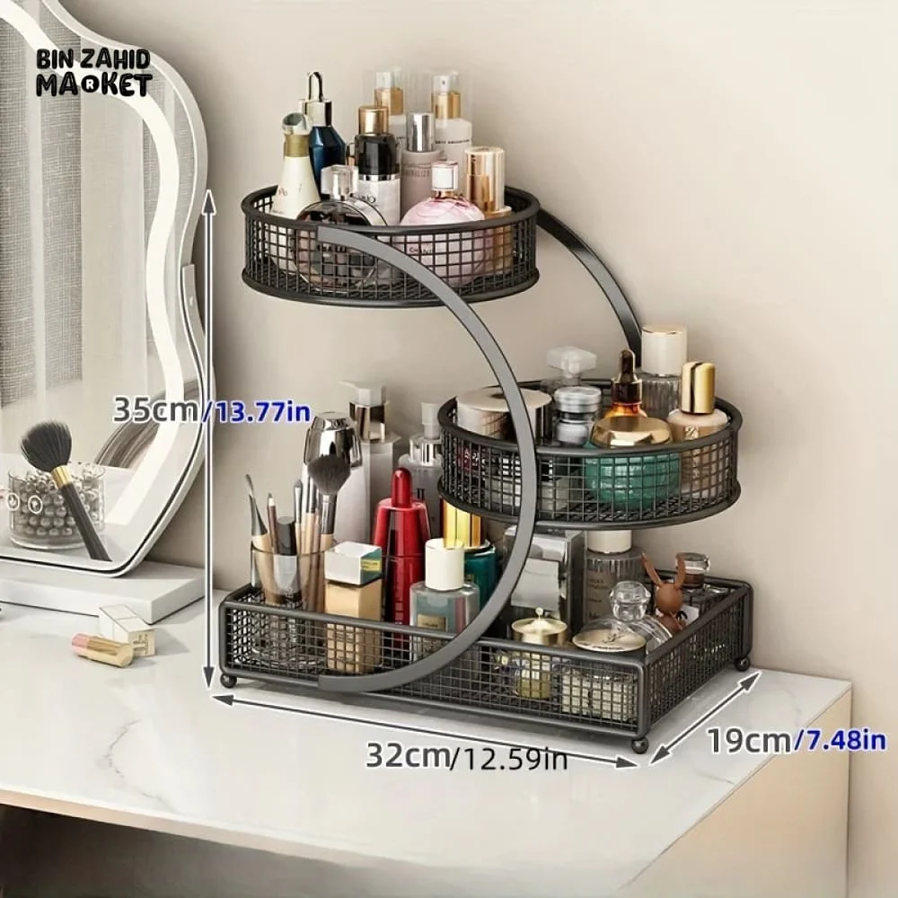 LUXORMOVE VANITY COUNTERTOP COSMETICS RACK – LIPSTICK & SKINCARE ORGANIZER - Image 4