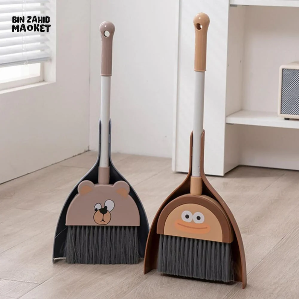 LUXURMOVE CARTOON PRINTED WIPER AND DUSTPAN