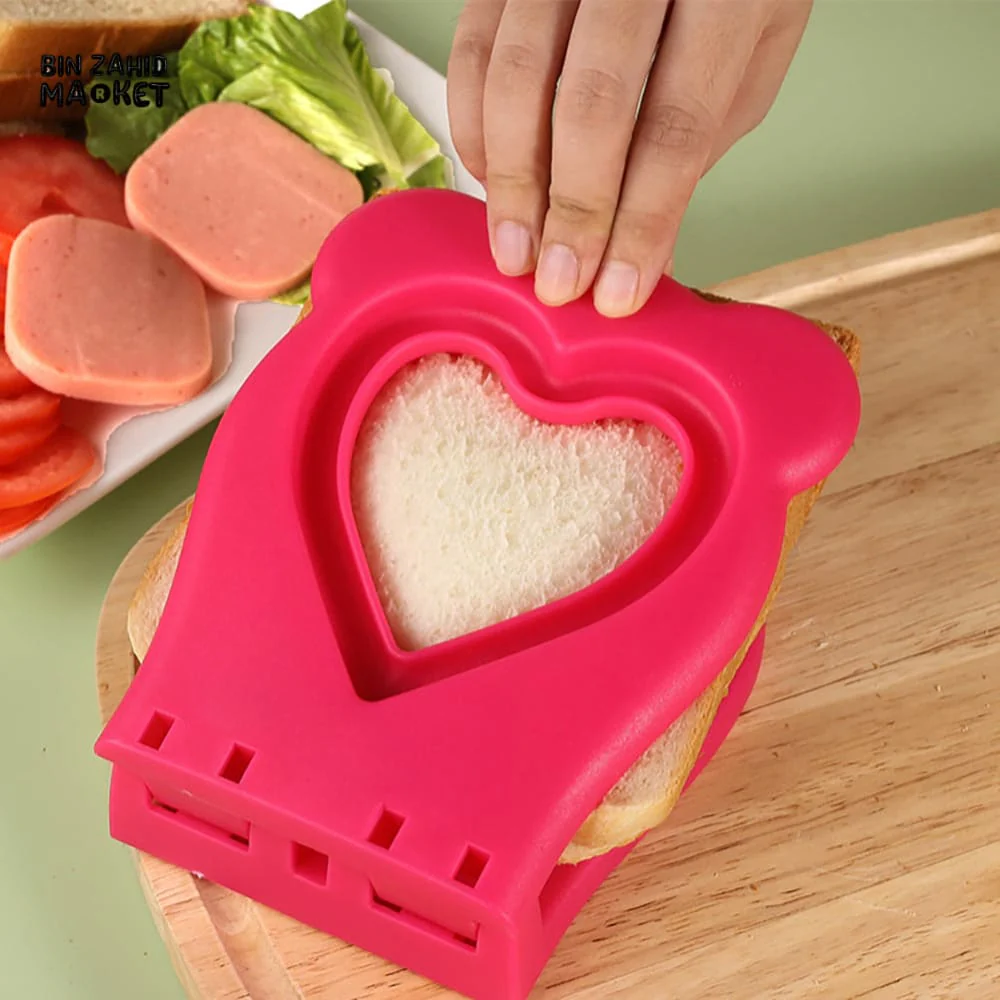 LUXURMOVE QUICK BREAD FOR SANDWICHES CUTTER TOOL - HEART - Image 3