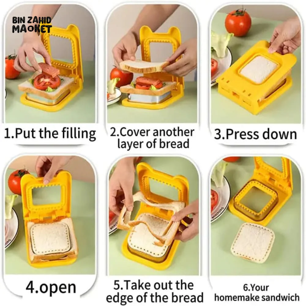 LUXURMOVE QUICK BREAD FOR SANDWICHES CUTTER TOOL - SQUARE - Image 11