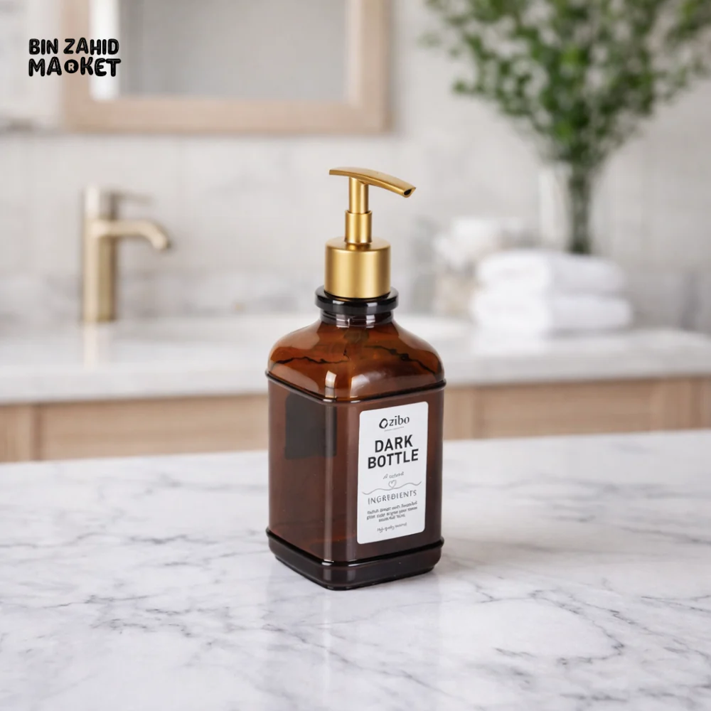 LUXURY AMBER SOAP & LOTION  DISPENSER