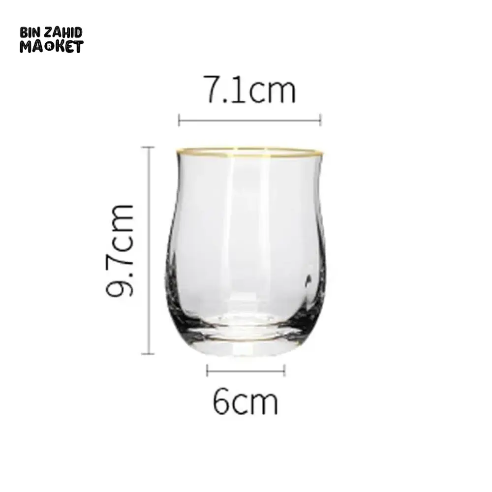 LUXURY CRYSTAL GLASSWARE – ERECT TEXTURED DESIGN SET OF 6 - Image 3