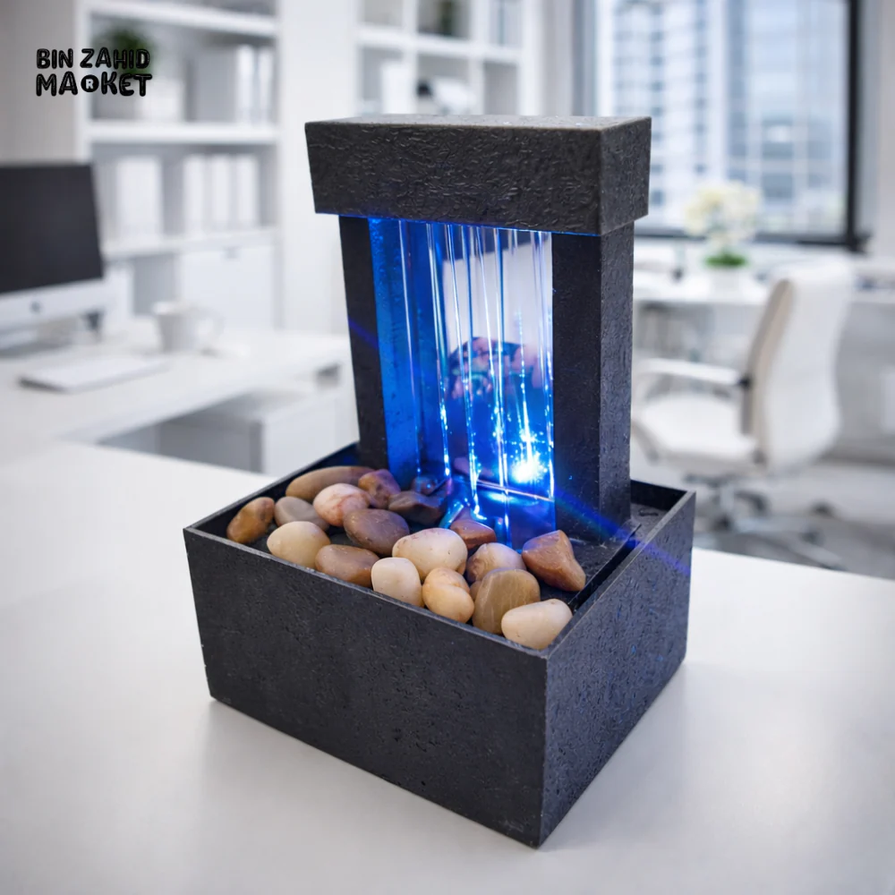 LUXURY DECORATIVE TABLETOP WATER FOUNTAIN - AURA FALL - Image 2