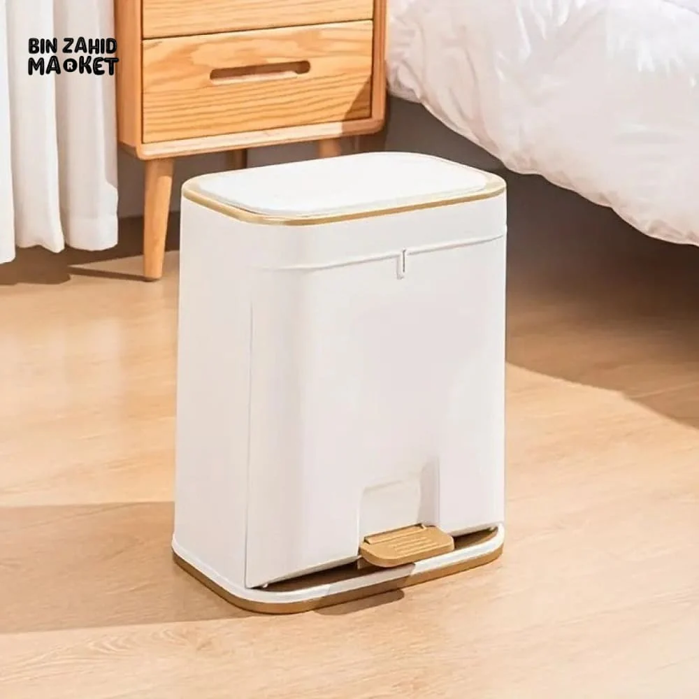 LUXURY DOUBLE LID TRASH CAN – ELEGANT & MODERN WASTE BIN - Image 3