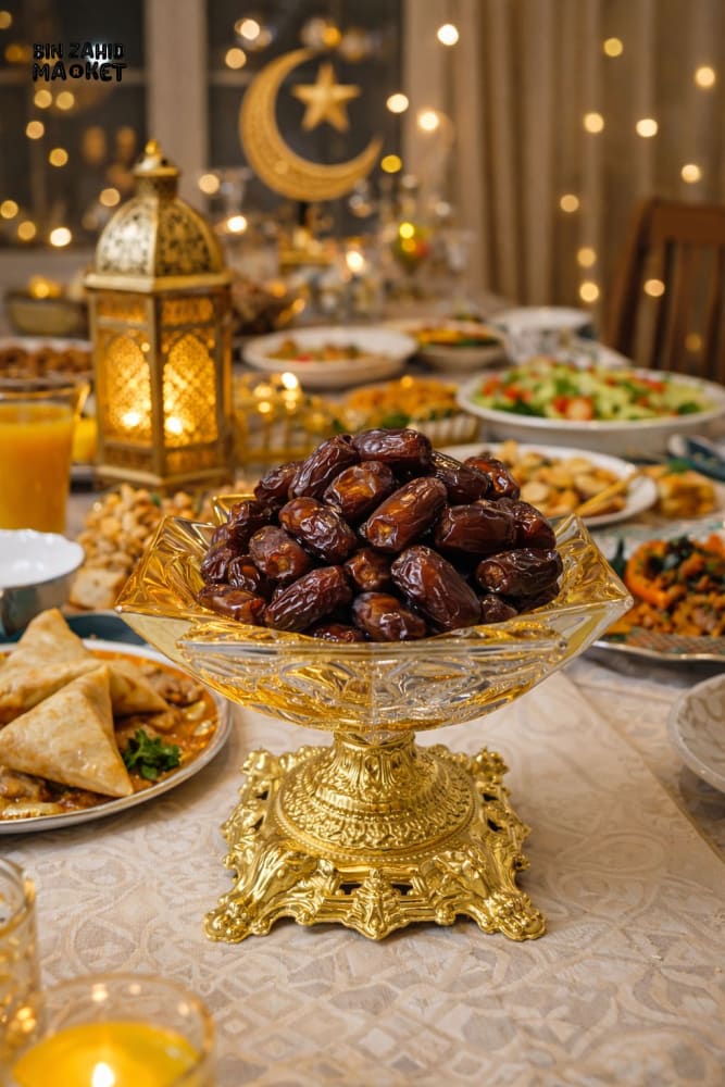 LUXURY GOLD & CRYSTAL DATE SERVING BOWL – ELEGANT HOME DINING CENTERPIECE - Image 2