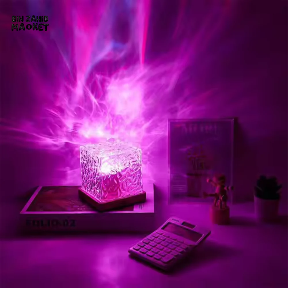 LUXURY LED CRYSTAL CUBE NIGHT LAMP FOR ROOM DECOR – AMBIENT MOOD LIGHT - Image 4