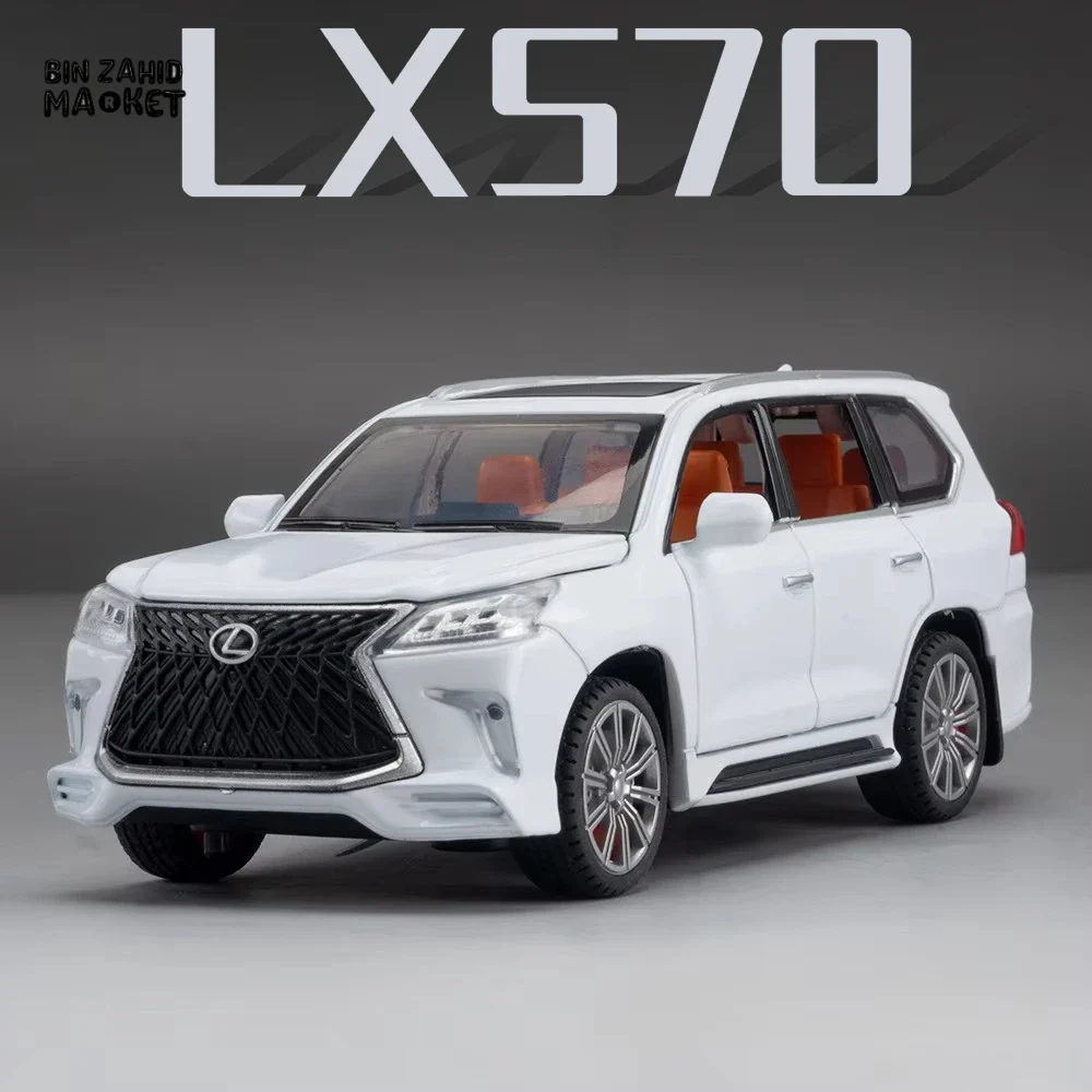 LUXURY LEXUS LX570 DIECAST SUV METAL MODEL CAR WITH LIGHT & SOUND COLLECTOR'S EDITION TOY - Image 10