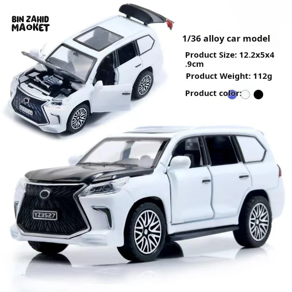 LUXURY LEXUS LX570 DIECAST SUV METAL MODEL CAR WITH LIGHT & SOUND COLLECTOR'S EDITION TOY - Image 16
