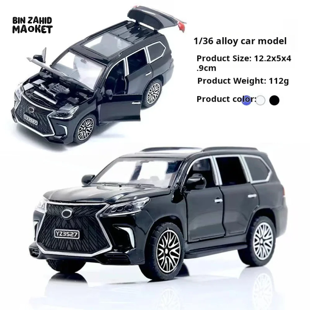 LUXURY LEXUS LX570 DIECAST SUV METAL MODEL CAR WITH LIGHT & SOUND COLLECTOR'S EDITION TOY - Image 17