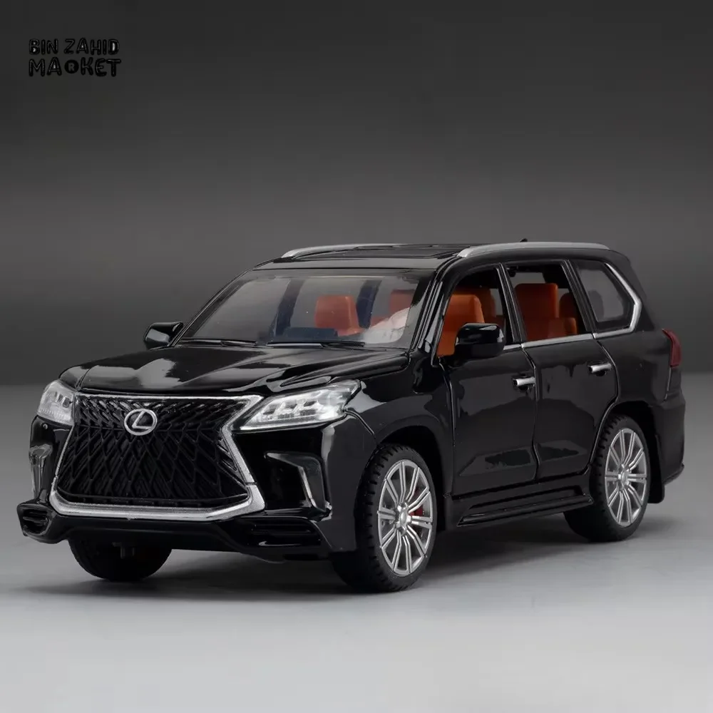 LUXURY LEXUS LX570 DIECAST SUV METAL MODEL CAR WITH LIGHT & SOUND COLLECTOR'S EDITION TOY - Image 3