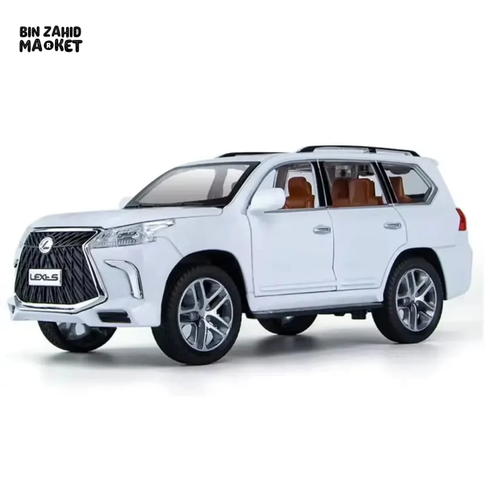 LUXURY LEXUS LX570 DIECAST SUV METAL MODEL CAR WITH LIGHT & SOUND COLLECTOR'S EDITION TOY - Image 5