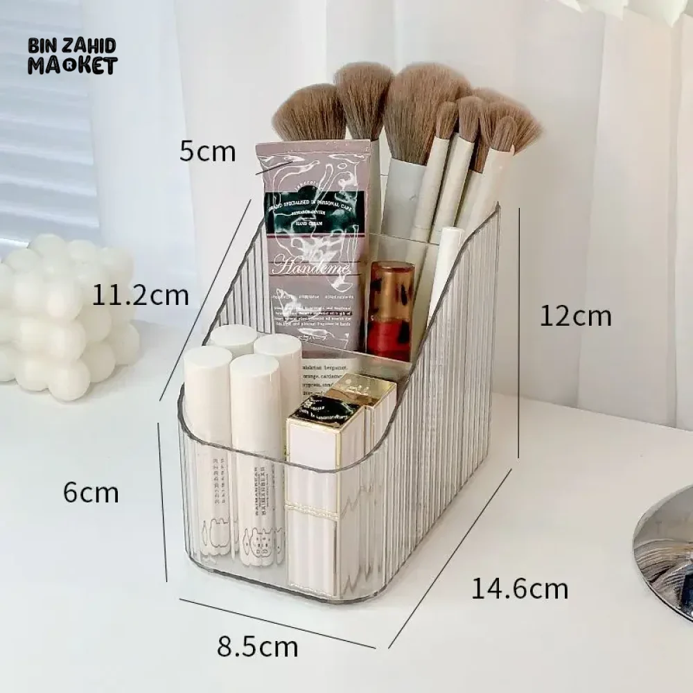 LUXURY TRANSPARENT MAKEUP ORGANIZER – NORDIC STYLE COSMETIC STORAGE BOX - Image 2