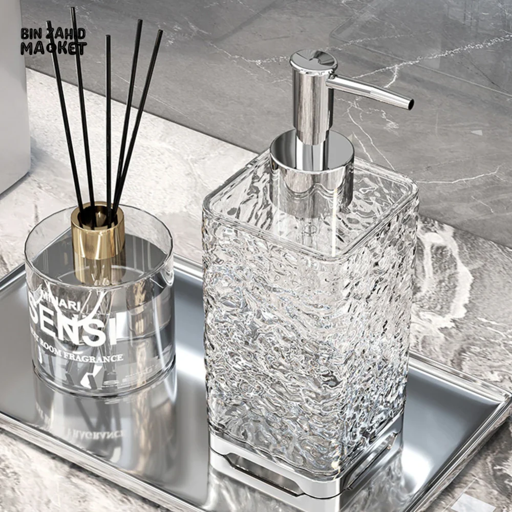 LUXURY TRANSPARENT SOAP DISPENSER BOTTLE – REUSABLE HAND PUMP FOR SHOWER GEL SHAMPOO & LIQUID SOAP - Image 7