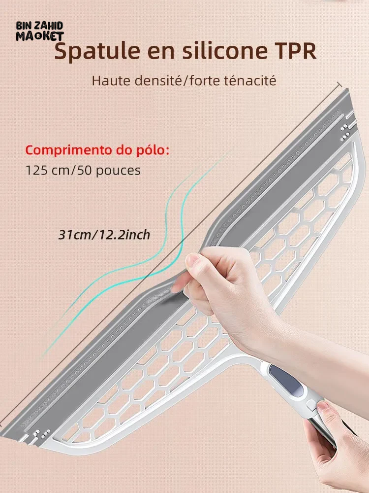 MAGIC SILICONE BROOM – FLOOR SQUEEGEE FOR DUST & BATHROOM CLEANING - Image 4