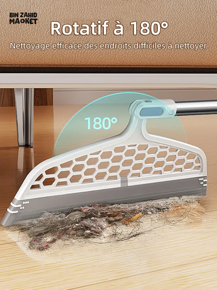 MAGIC SILICONE BROOM – FLOOR SQUEEGEE FOR DUST & BATHROOM CLEANING - Image 5