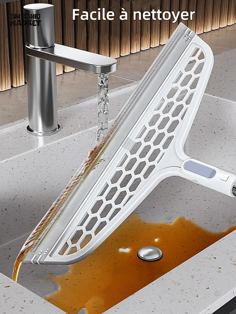MAGIC SILICONE BROOM – FLOOR SQUEEGEE FOR DUST & BATHROOM CLEANING - Image 6