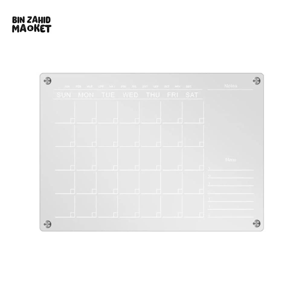 MAGNETIC DRY ERASE REFRIGERATOR BOARD – CALENDAR PLANNER & NOTES - Image 6
