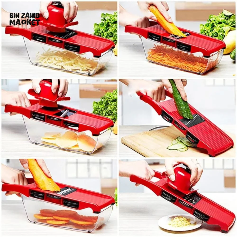 MANDOLINE 6IN1 VEGETABLE GRATER - Image 3