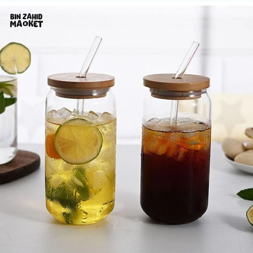 MASON JAR WITH CLEAR STRAW - Image 4