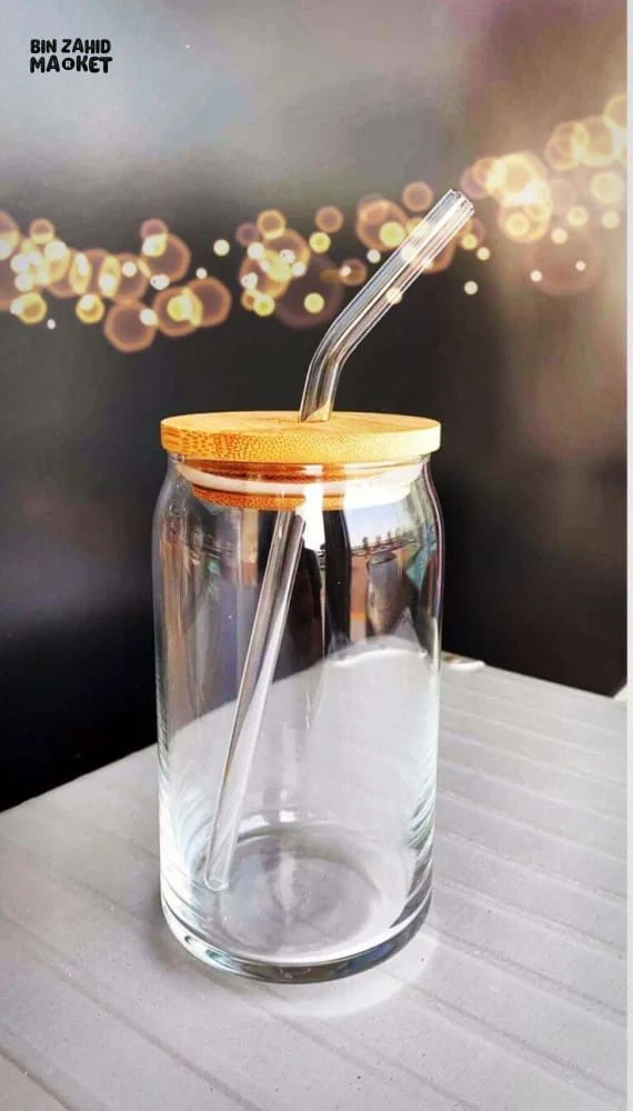 MASON JAR WITH CLEAR STRAW - Image 5