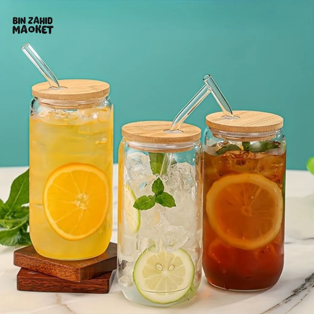 MASON JAR WITH CLEAR STRAW - Image 6