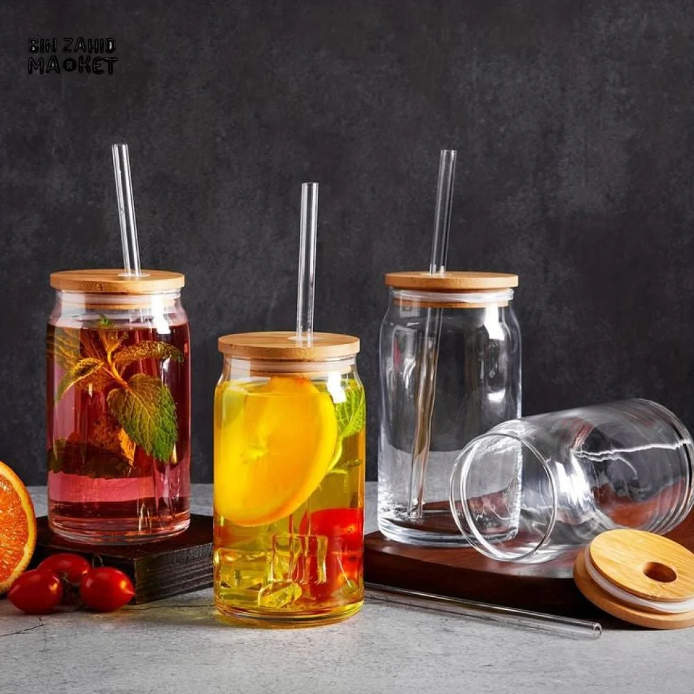 MASON JAR WITH CLEAR STRAW - Image 8