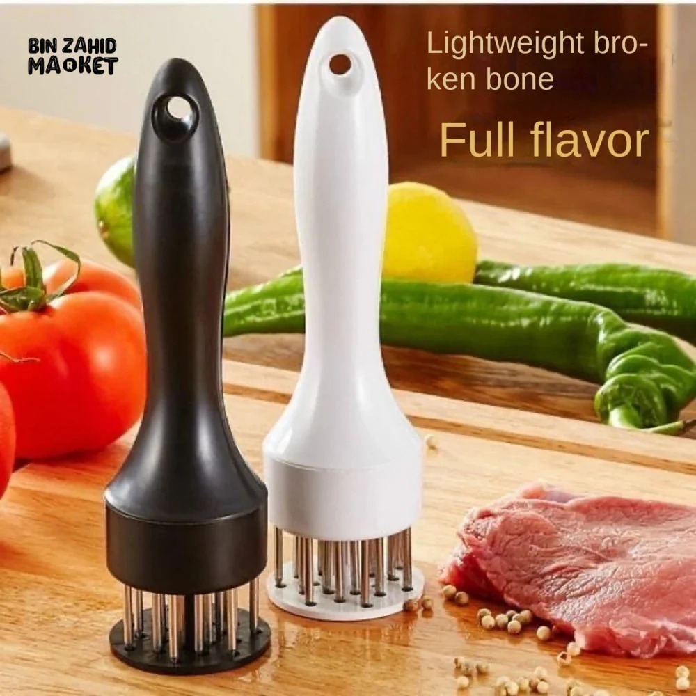 MEAT TENDERIZER NEEDLE & STAINLESS STEEL HAMMER KITCHEN TOOL - Image 7