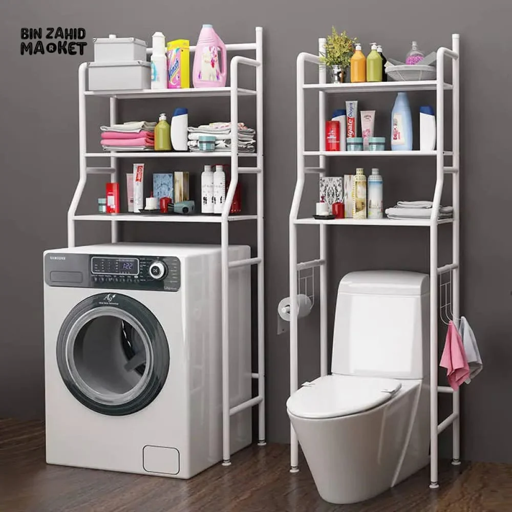 METAL FLOOR TYPE WASHROOM SHELF - Image 3