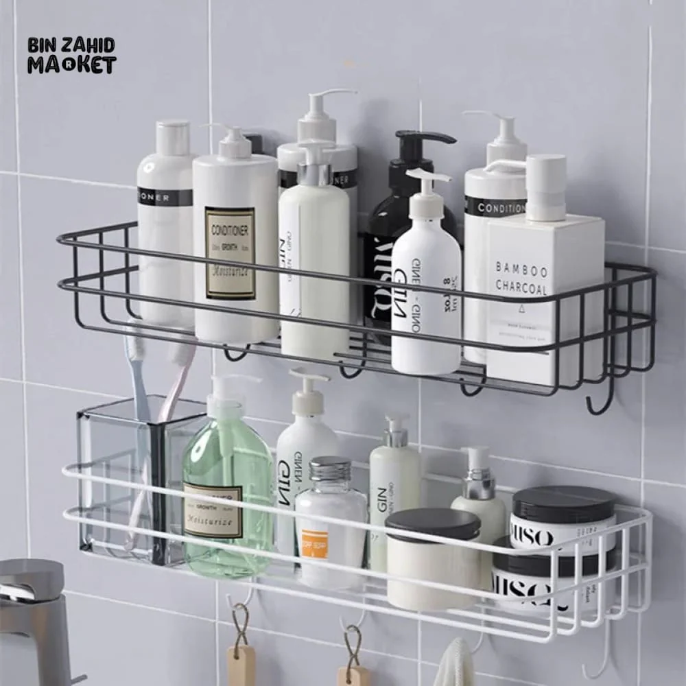 METAL SHELF WITH HOOKS - Image 4
