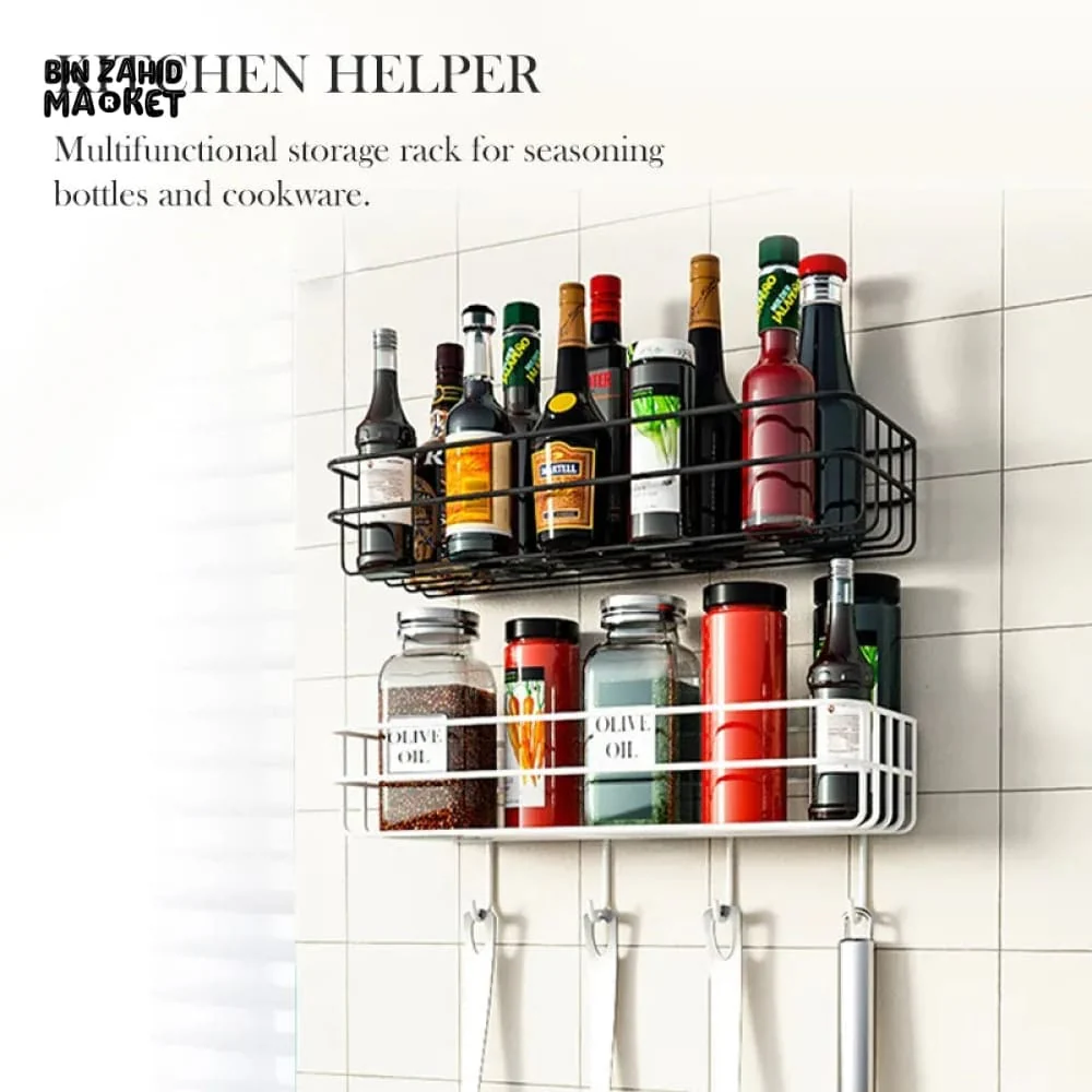 METAL SHELF WITH HOOKS - Image 5